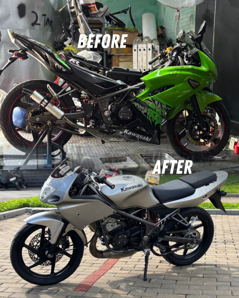 CONVERT NINJA RR NEW KE OLD