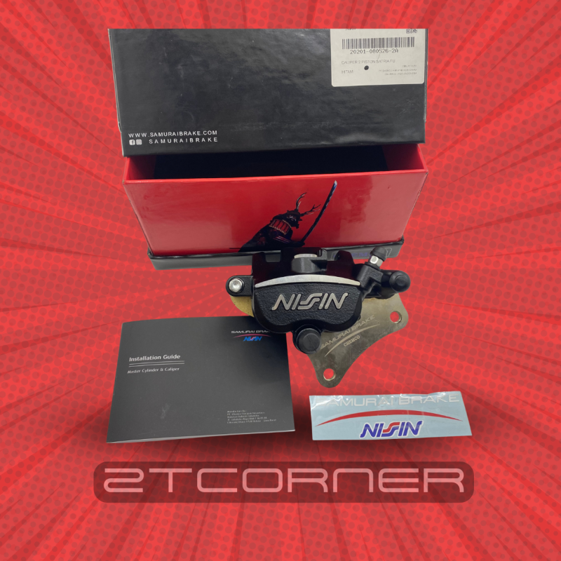 CALIPER KALIPER NISSIN SAMURAI 2P BLACK/HITAM SATRIA FU NINJA STD