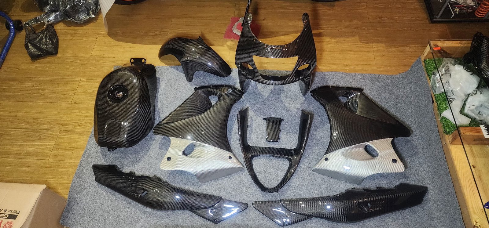 KARBON SET NINJA 150 RR